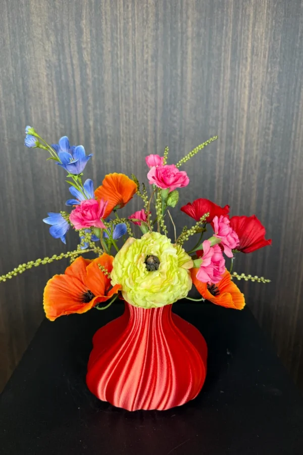 Kunstbloemen boeket Marga - inclusief vaasje